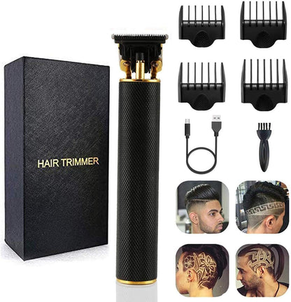 Professional Cordless & Rechargeable Beard Trimmer Black
