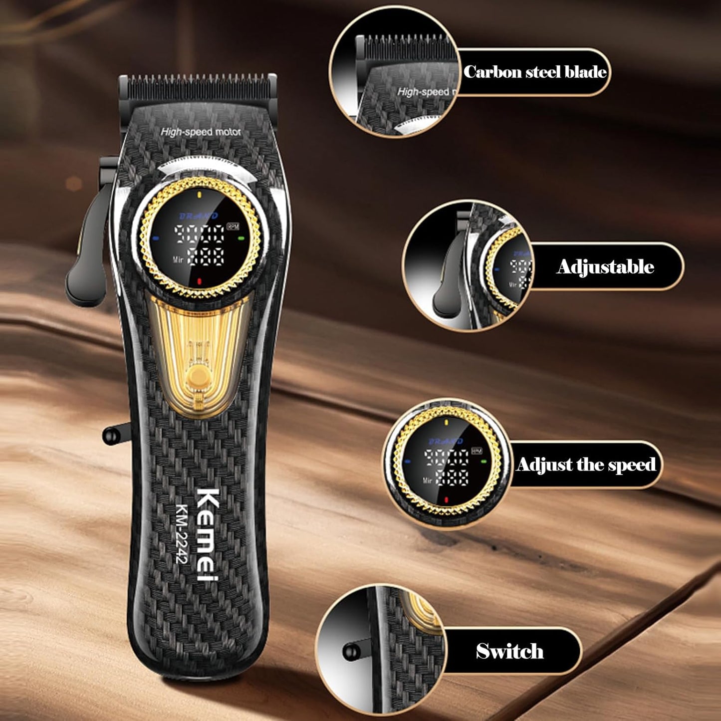 Kemei KM-2242 Professional Barber Hair Clipper